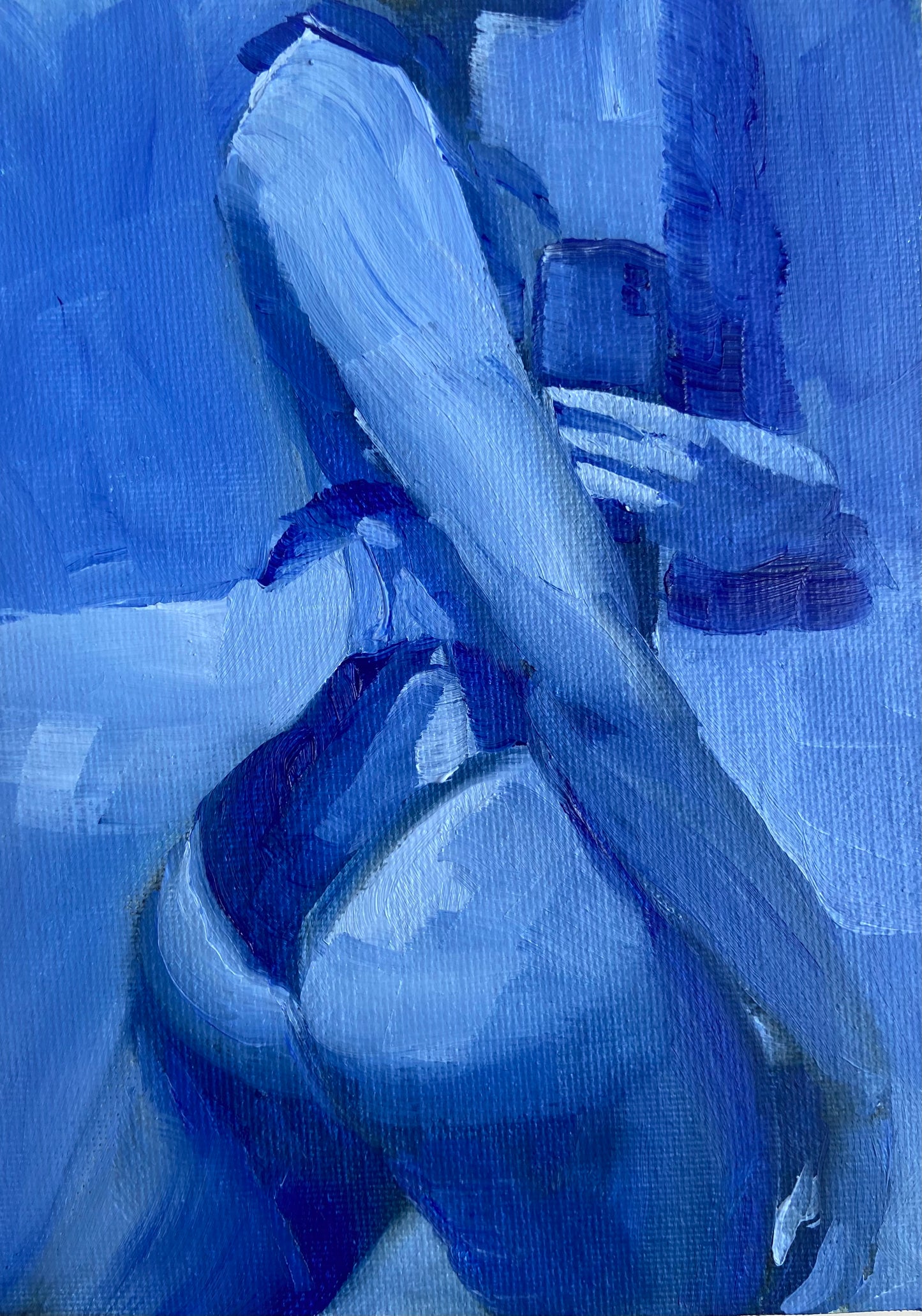 ‘Lady in Blue’ Print