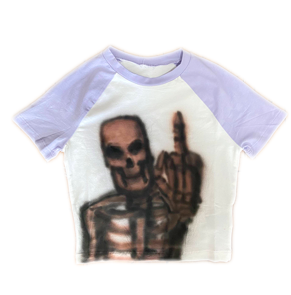 ‘F U Skelly’ Woman’s T
