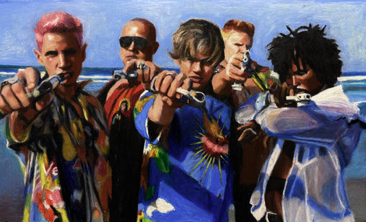 Montague Boys Oil Pastel